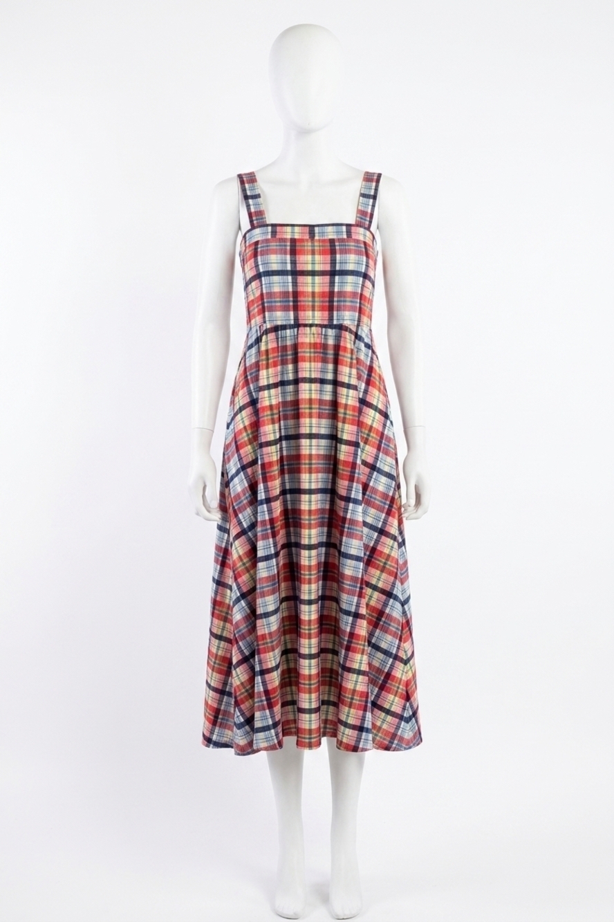 NEW SMITH & QUINN heather midi dress in coastal plaid